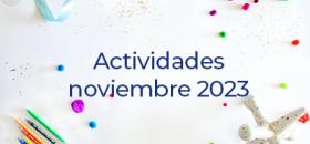 Programa de actividades y de Navidad para noviembre de 2023, Residència Nazaret