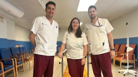 Un treball coordinat i en equip: Marc Antoni Ruzafa, Sonia Zurita i Josep Mas.