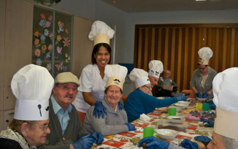 Taller de cocina Residencia Nazaret