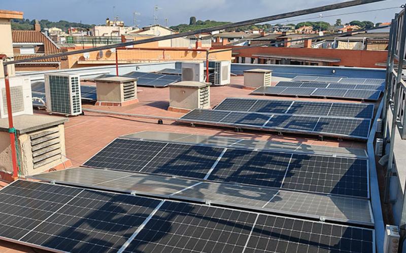 Instalación de placas fotovoltaicas