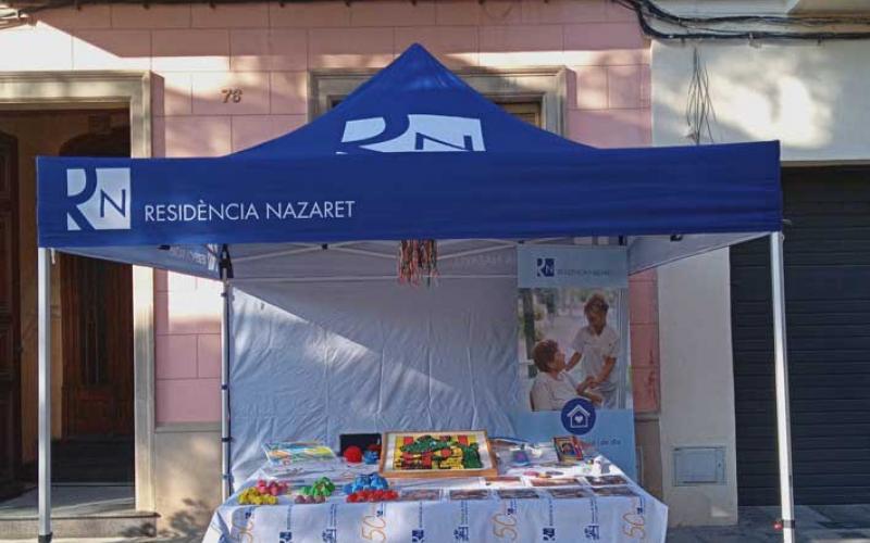 Espai exposat per la Residència Nazaret, residència de gent gran a Malgrat de Mar